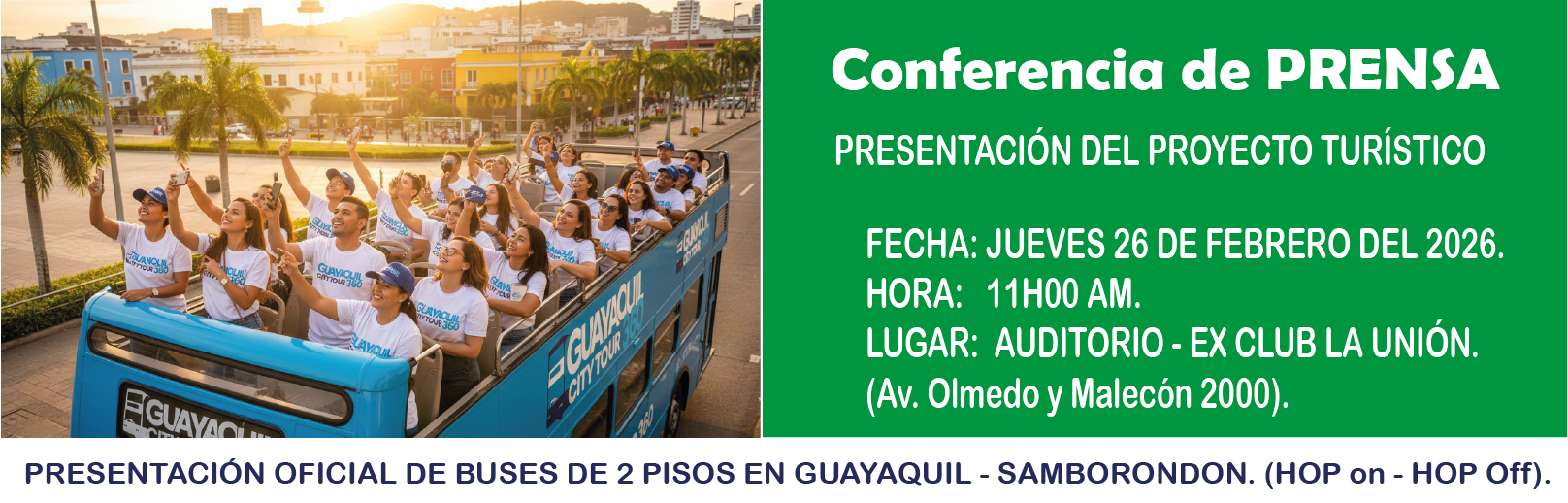 Conferencia de Prensa BUS